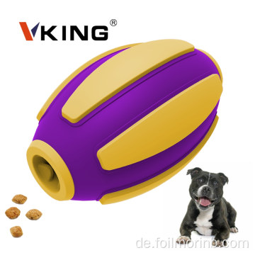 Doppellagiges Gummi-Fußball-Haustier-Kau-Hundespielzeug